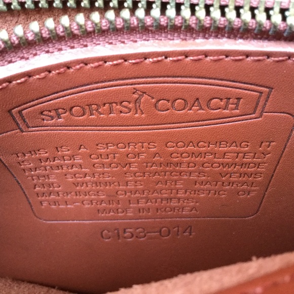 *SOLD* SportsCoach Tan Crossbody Saddlebag Cowhide - Picture 6 of 8